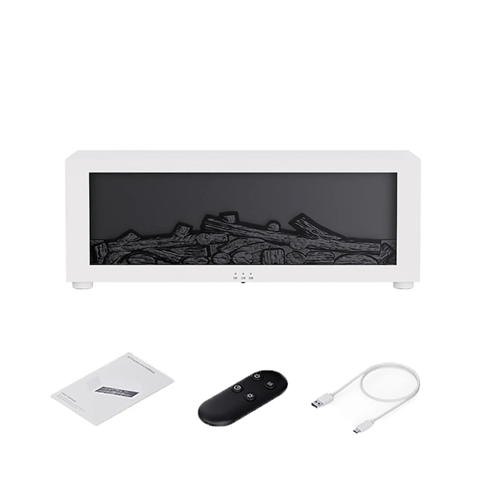 AuriMist FlameGlow – Smart Essential Oil Diffuser & LED Aroma Humidifier