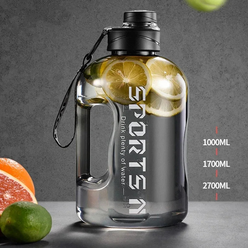 AquaForge Titan Bottle – 1.7L/2.7L Large Capacity Hydration Kettle