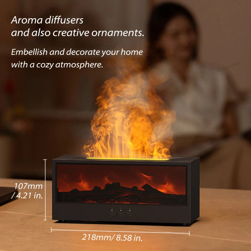 MistFire LED Aroma Diffuser – The Cozy Glow Edition