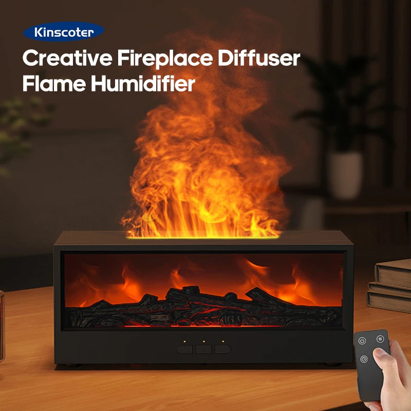 MistFire LED Aroma Diffuser – The Cozy Glow Edition