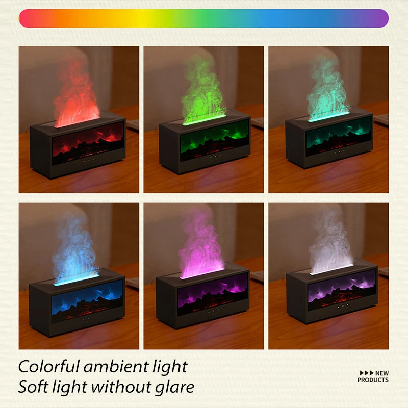 MistFire LED Aroma Diffuser – The Cozy Glow Edition