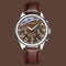 GAIETY™ Men's Luxury Quartz Watch – Elegant Leather Strap, Business & Casual Style