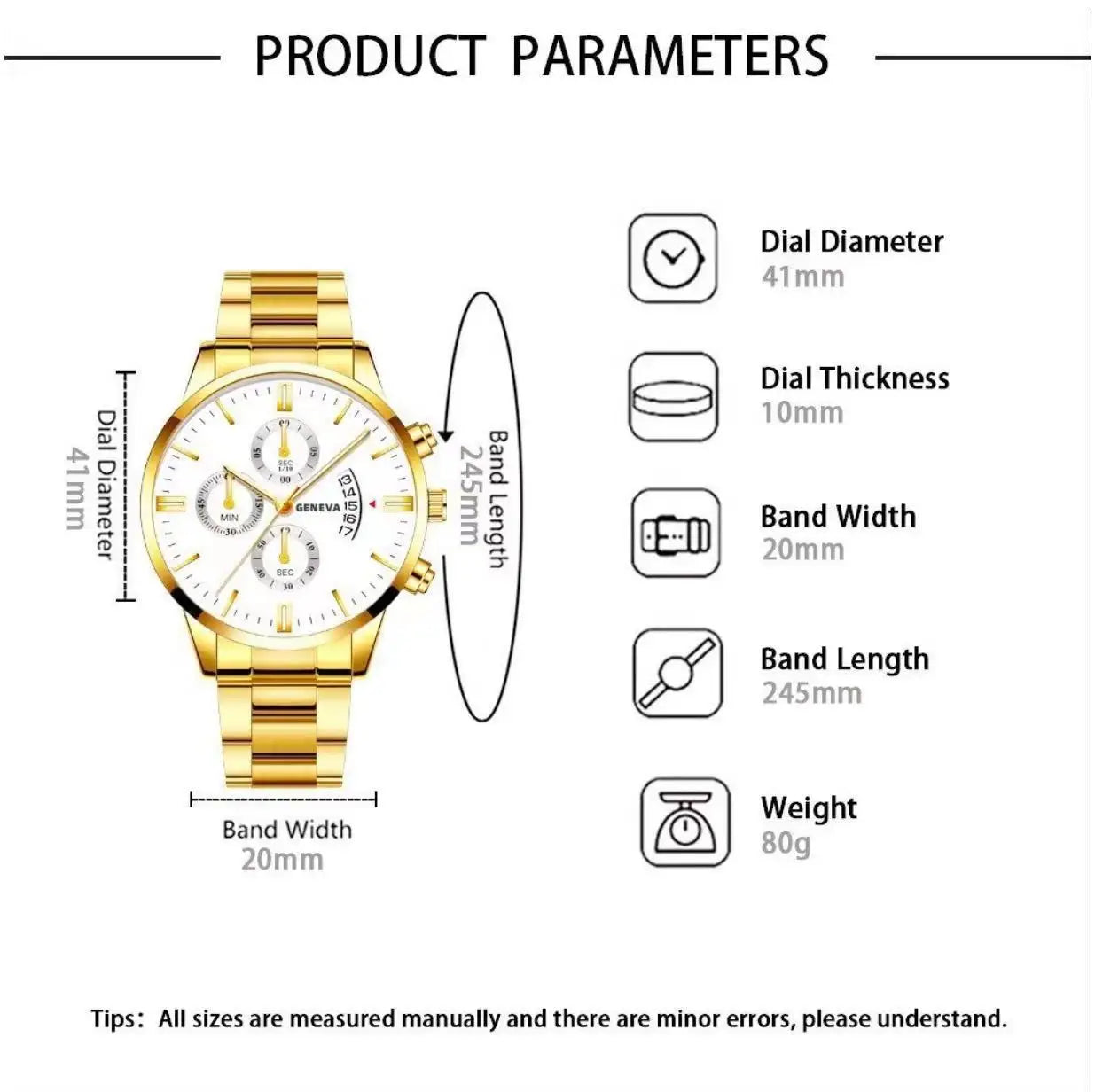 ZHOWE™ Men's Luxury Quartz Watch – Stylish Stainless Steel Business & Sports Timepiece