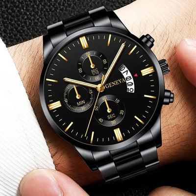 ZHOWE™ Men's Luxury Quartz Watch – Stylish Stainless Steel Business & Sports Timepiece