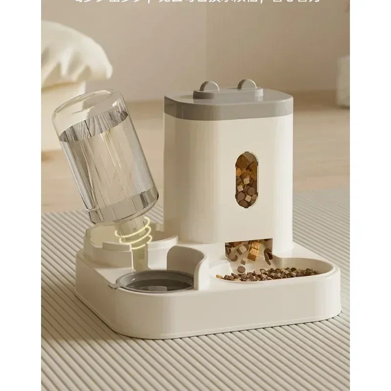 AquaFeast™ 2-in-1 Automatic Pet Feeder & Water Dispenser