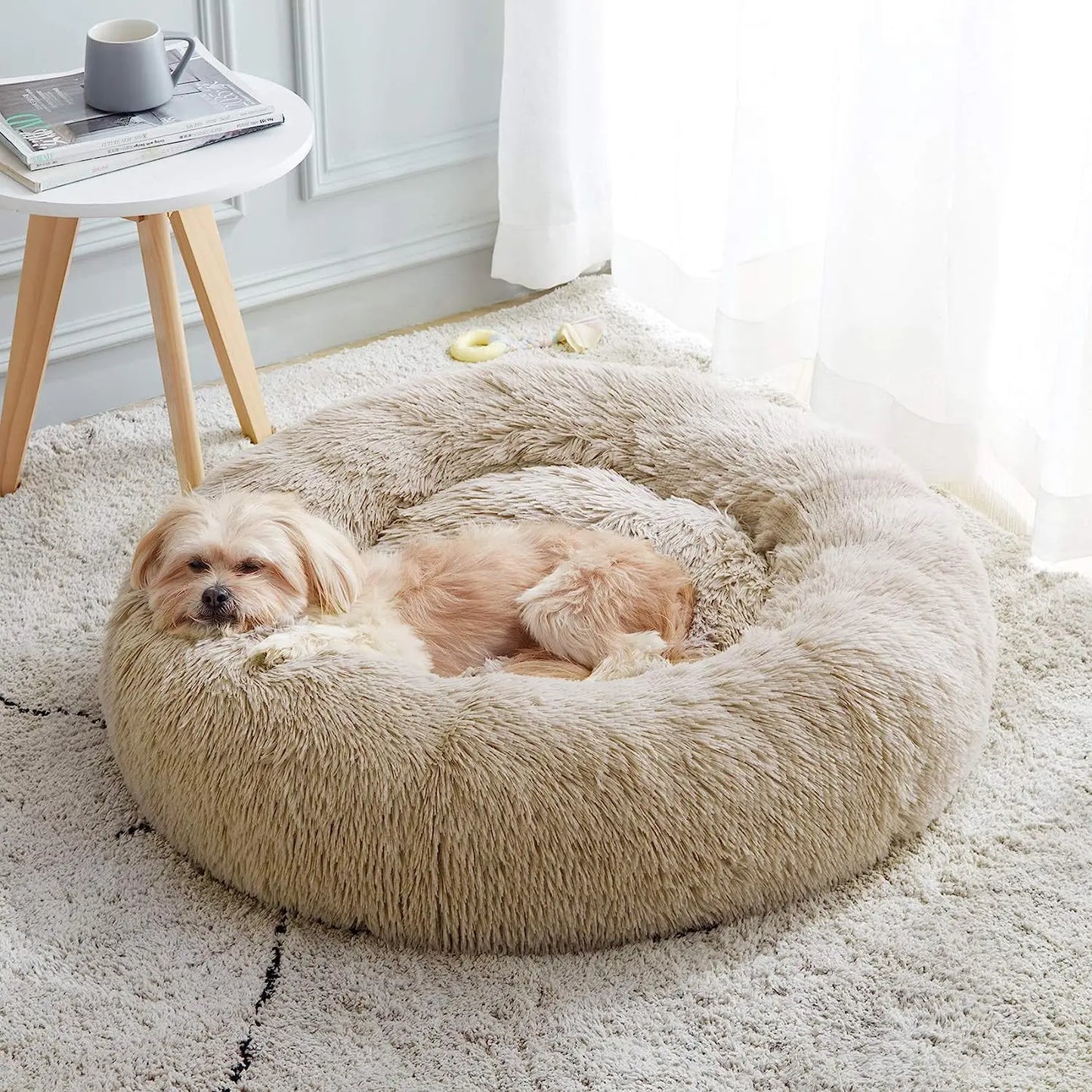 CozyPaws™ Plush Cat & Dog Bed – Ultimate Comfort for Your Pet!