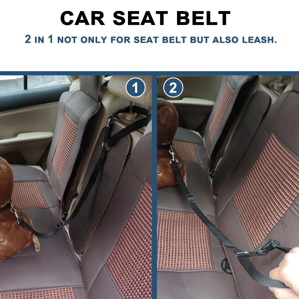 PawGuard™ 2-in-1 Pet Seat Belt & Leash