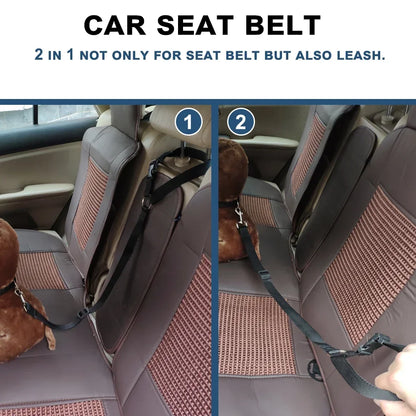 PawGuard™ 2-in-1 Pet Seat Belt & Leash