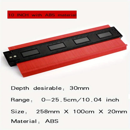 Multi-Angle Contour Duplicator for Tile, Wood & Carpet