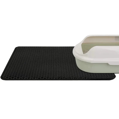 PawGuard™ Double-Layer Waterproof Cat Litter Mat 🐾🚫✨