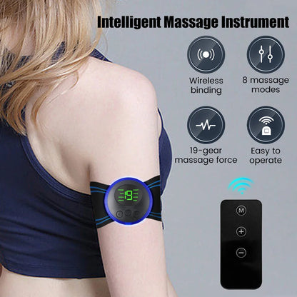 SUOLAER™ Mini Portable EMS Neck & Shoulder Massager – Ultimate Pain Relief Anytime, Anywhere!
