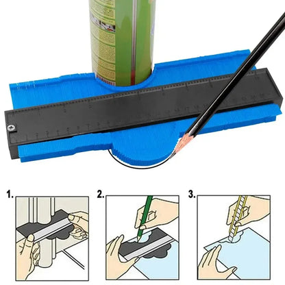 Multi-Angle Contour Duplicator for Tile, Wood & Carpet