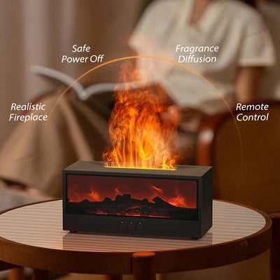 MistFire LED Aroma Diffuser – The Cozy Glow Edition