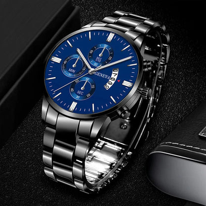 ZHOWE™ Men's Luxury Quartz Watch – Stylish Stainless Steel Business & Sports Timepiece