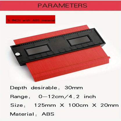 Multi-Angle Contour Duplicator for Tile, Wood & Carpet