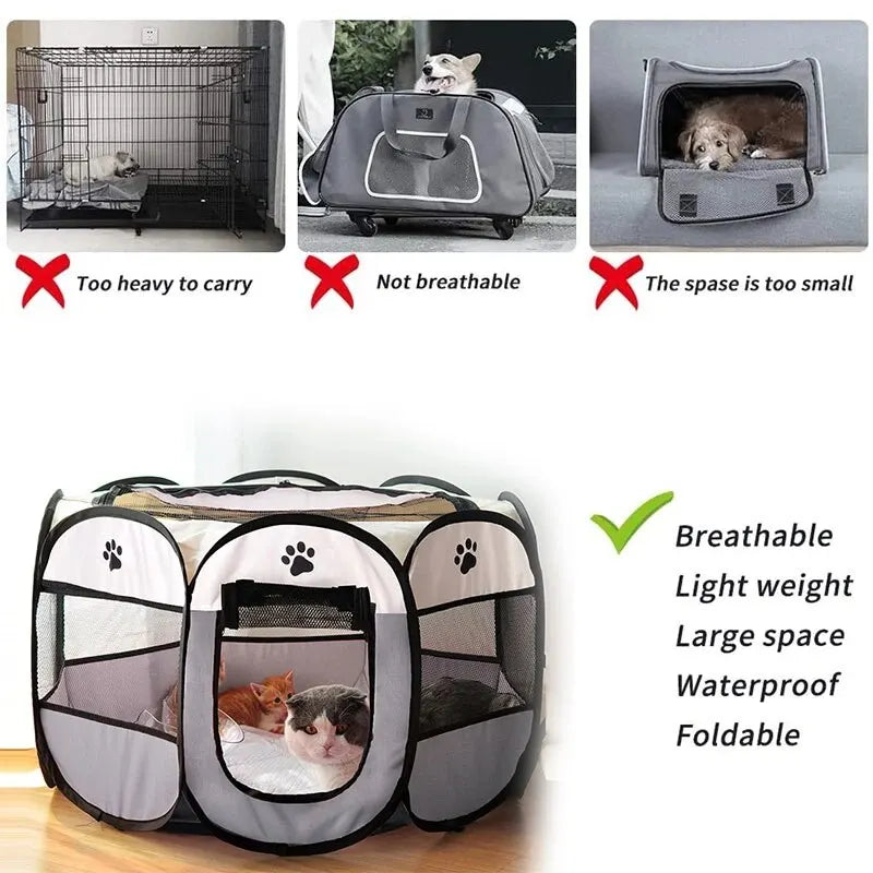 PawHaven™ Portable Foldable Pet Tent