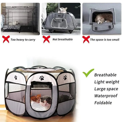 PawHaven™ Portable Foldable Pet Tent