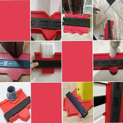 Multi-Angle Contour Duplicator for Tile, Wood & Carpet