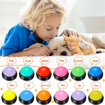 TalkBuddy™ Interactive Dog Speaking Buttons – Fun & Recordable Pet Communication Toy