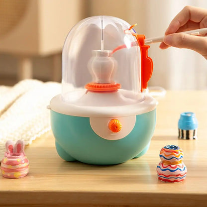 PotteryPlay™ Electric Clay Sculpting Kit – Unleash Creativity with Every Spin! 🎨⚡