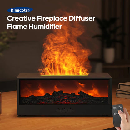 MistFire LED Aroma Diffuser – The Cozy Glow Edition