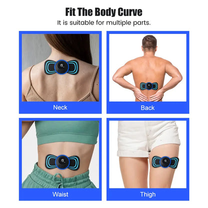SUOLAER™ Mini Portable EMS Neck & Shoulder Massager – Ultimate Pain Relief Anytime, Anywhere!