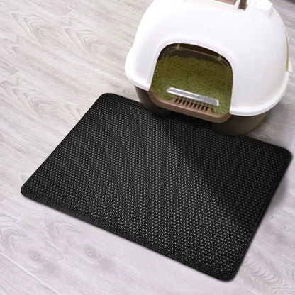 PawGuard™ Double-Layer Waterproof Cat Litter Mat 🐾🚫✨