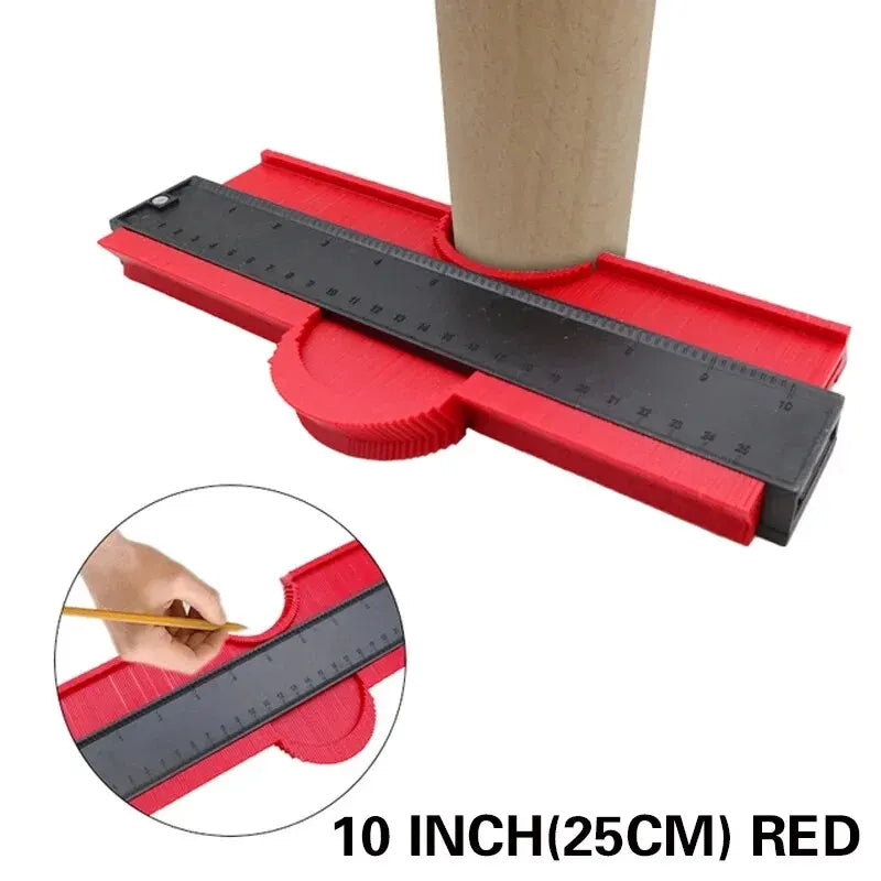 Multi-Angle Contour Duplicator for Tile, Wood & Carpet