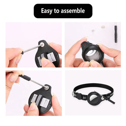 PurrTrack™ Reflective AirTag Cat Collar - AirTag Holder