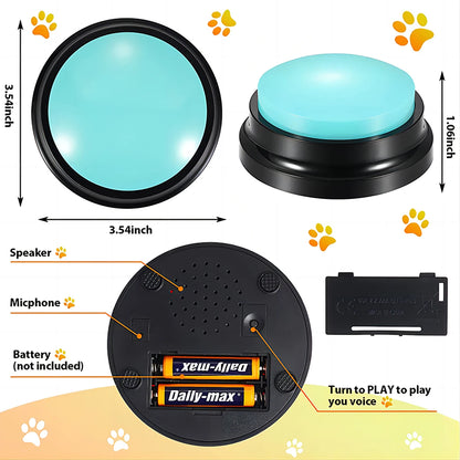 TalkBuddy™ Interactive Dog Speaking Buttons – Fun & Recordable Pet Communication Toy