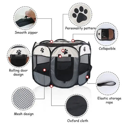 PawHaven™ Portable Foldable Pet Tent