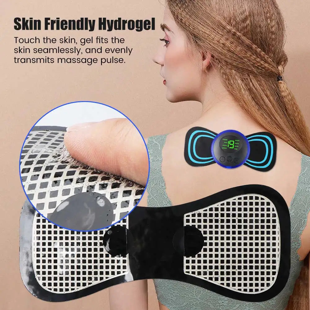 SUOLAER™ Mini Portable EMS Neck & Shoulder Massager – Ultimate Pain Relief Anytime, Anywhere!