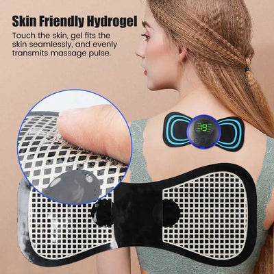SUOLAER™ Mini Portable EMS Neck & Shoulder Massager – Ultimate Pain Relief Anytime, Anywhere!
