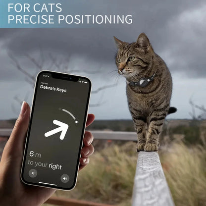 PurrTrack™ Reflective AirTag Cat Collar - AirTag Holder