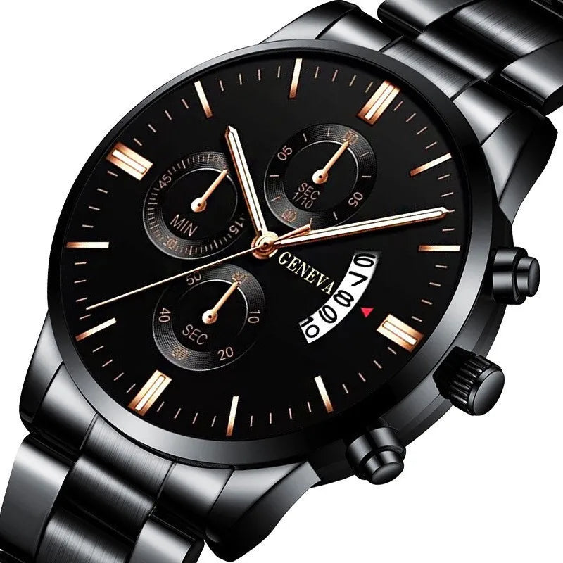 ZHOWE™ Men's Luxury Quartz Watch – Stylish Stainless Steel Business & Sports Timepiece